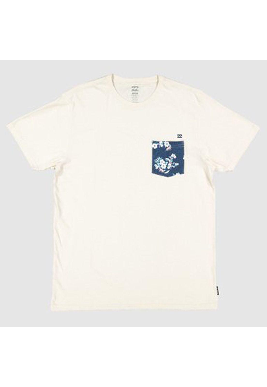 Polera M/C  Team Pocket Crema Hombre-4