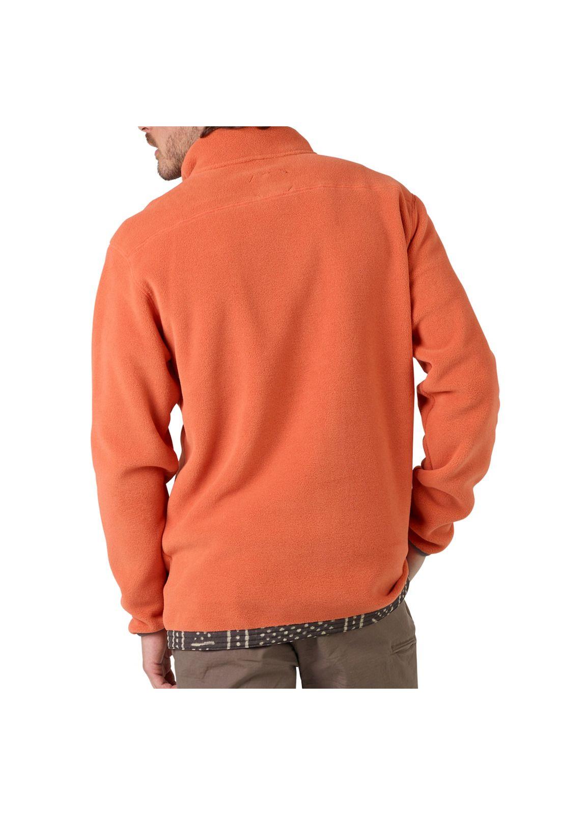 Polar Hombre Hearth Fleece Snap-U Naranjo Burton-2