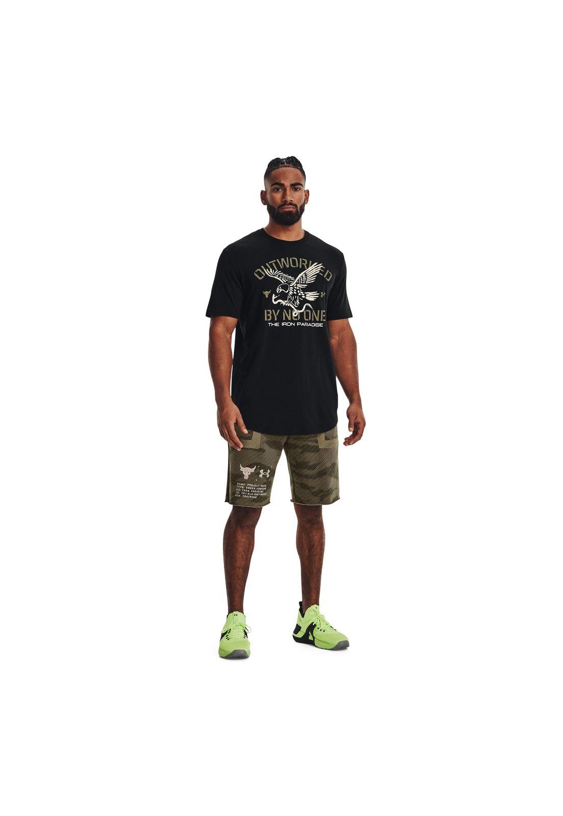Polera Hombre UA Project Rock Outw Negro-5
