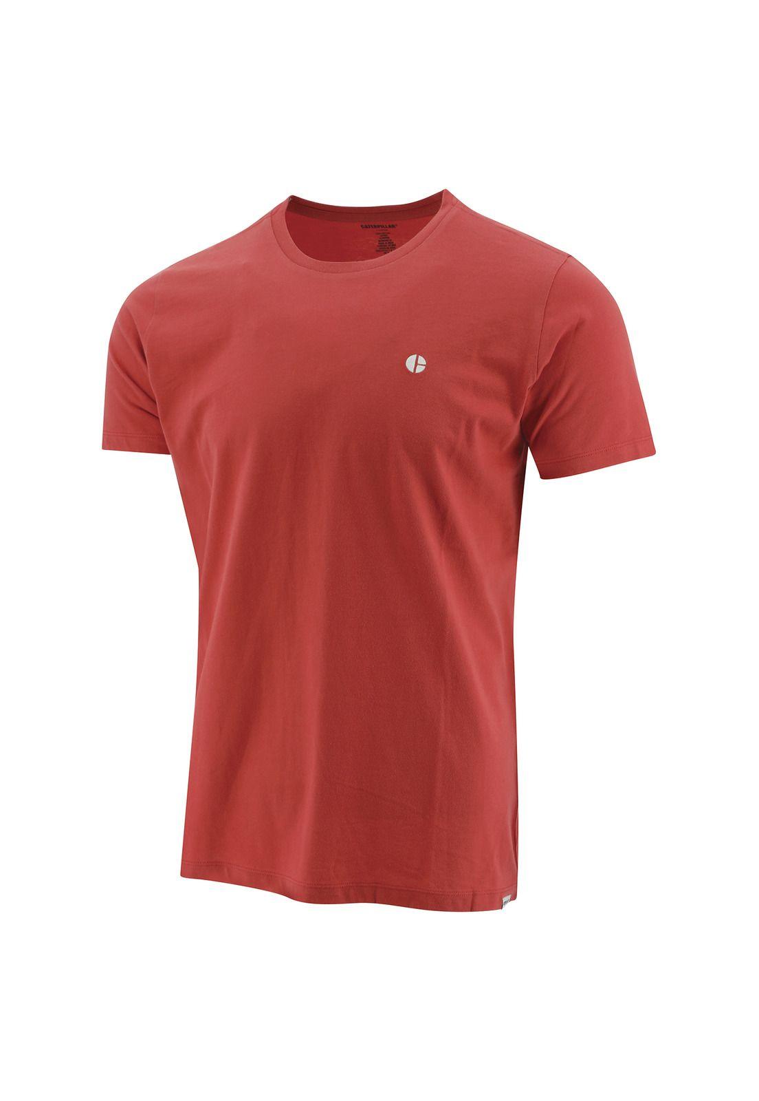 Polera M/C Hombre Code C Block Logo Rojo-0