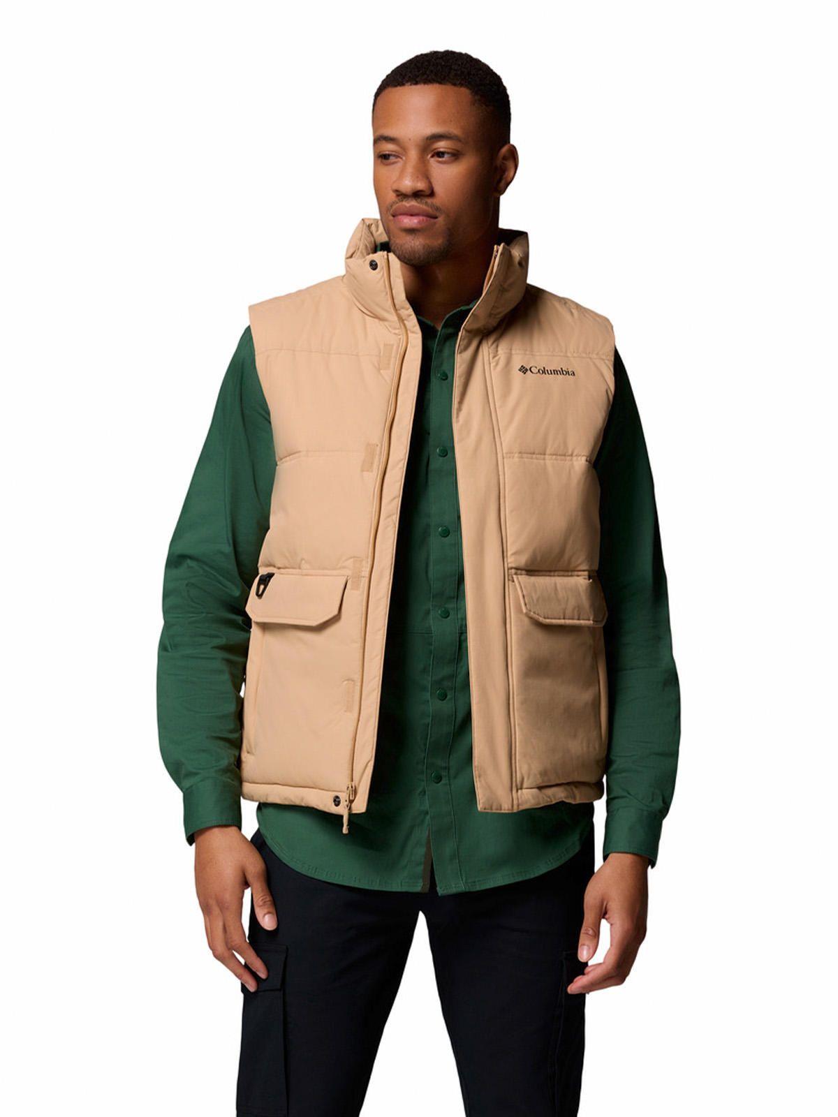 Parka SMangas Hombre Landroamer Puffer Beige-3