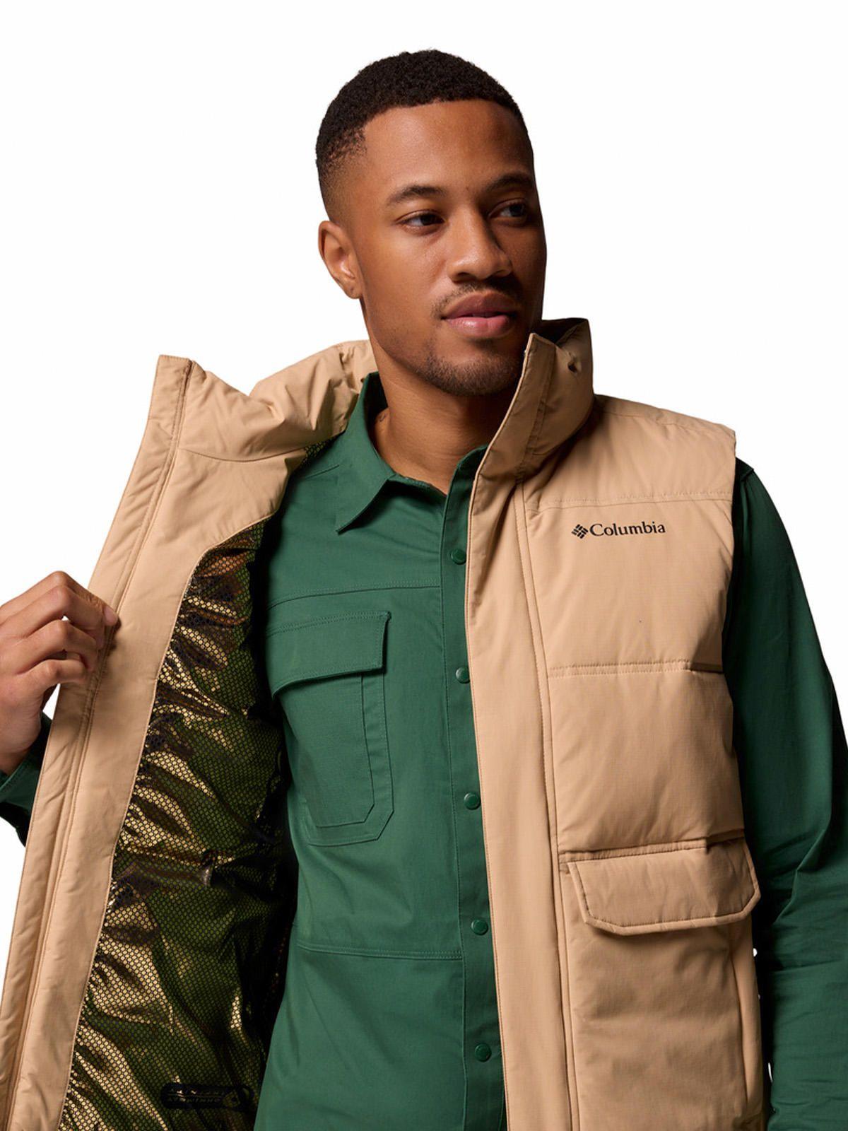 Parka SMangas Hombre Landroamer Puffer Beige-4