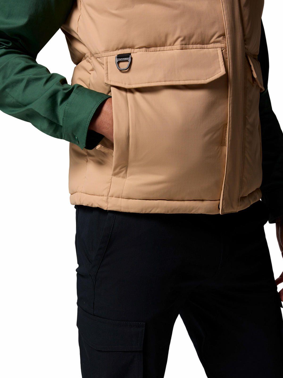 Parka SMangas Hombre Landroamer Puffer Beige-6