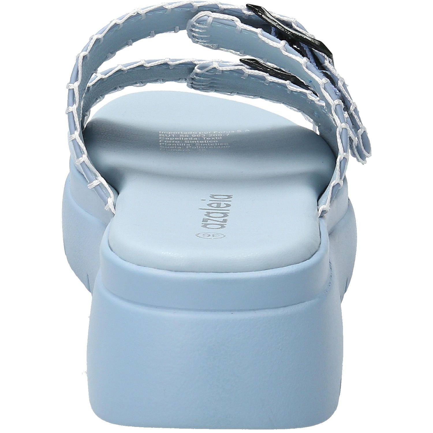 Sandalia Orelle Celeste Mujer-6