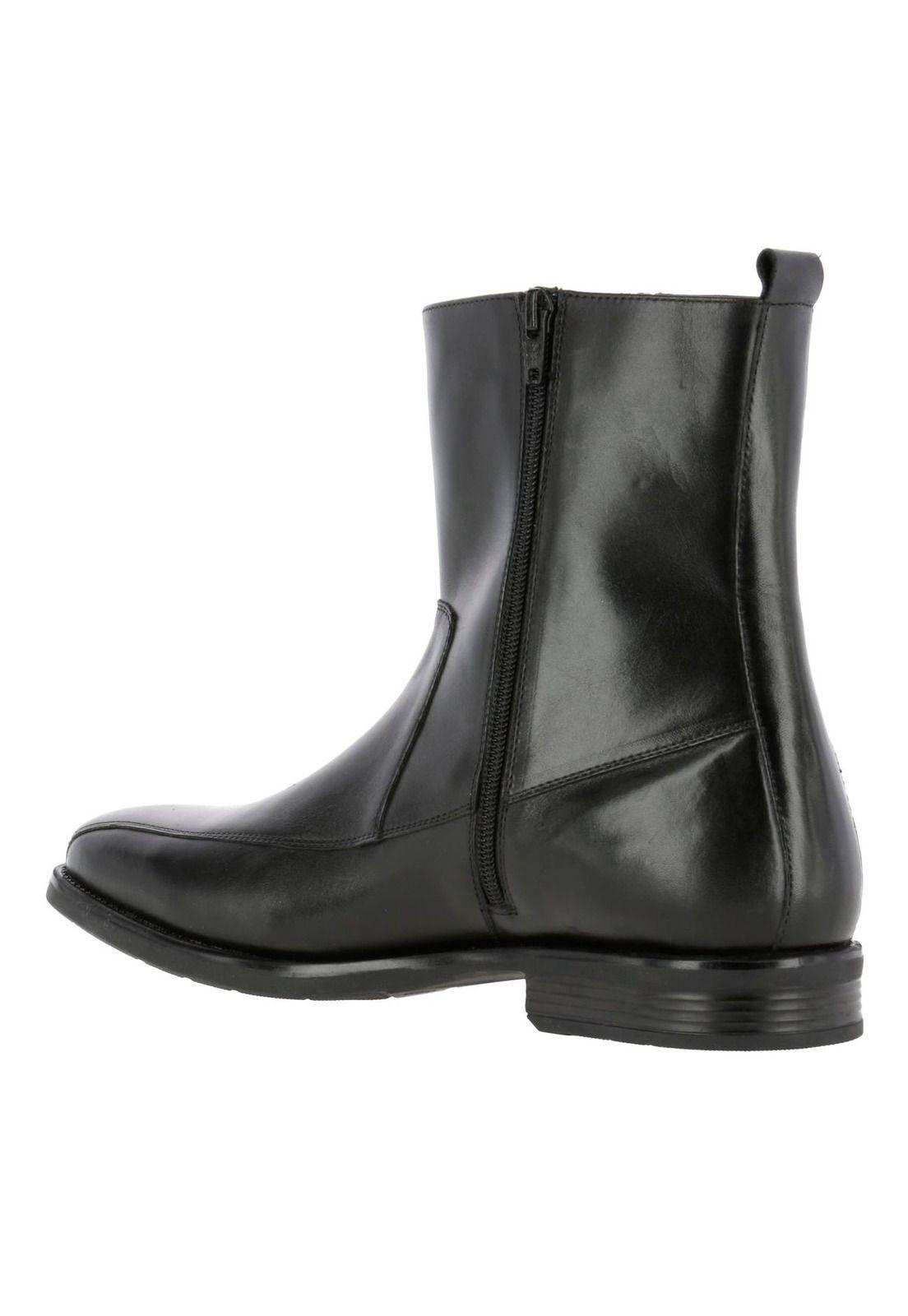 Bota Cuero Hombre Chelsea Richard Ii Black(111-4