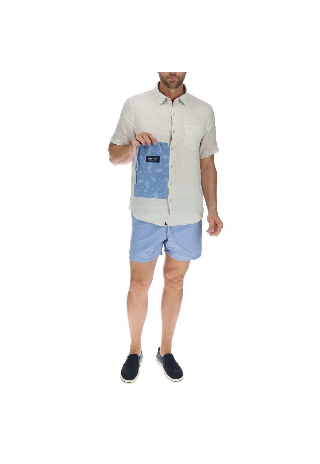 Traje De Baño Reactive Celeste-4