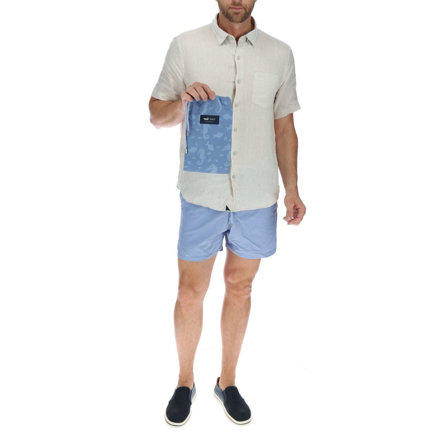 Traje De Baño Reactive Celeste-4