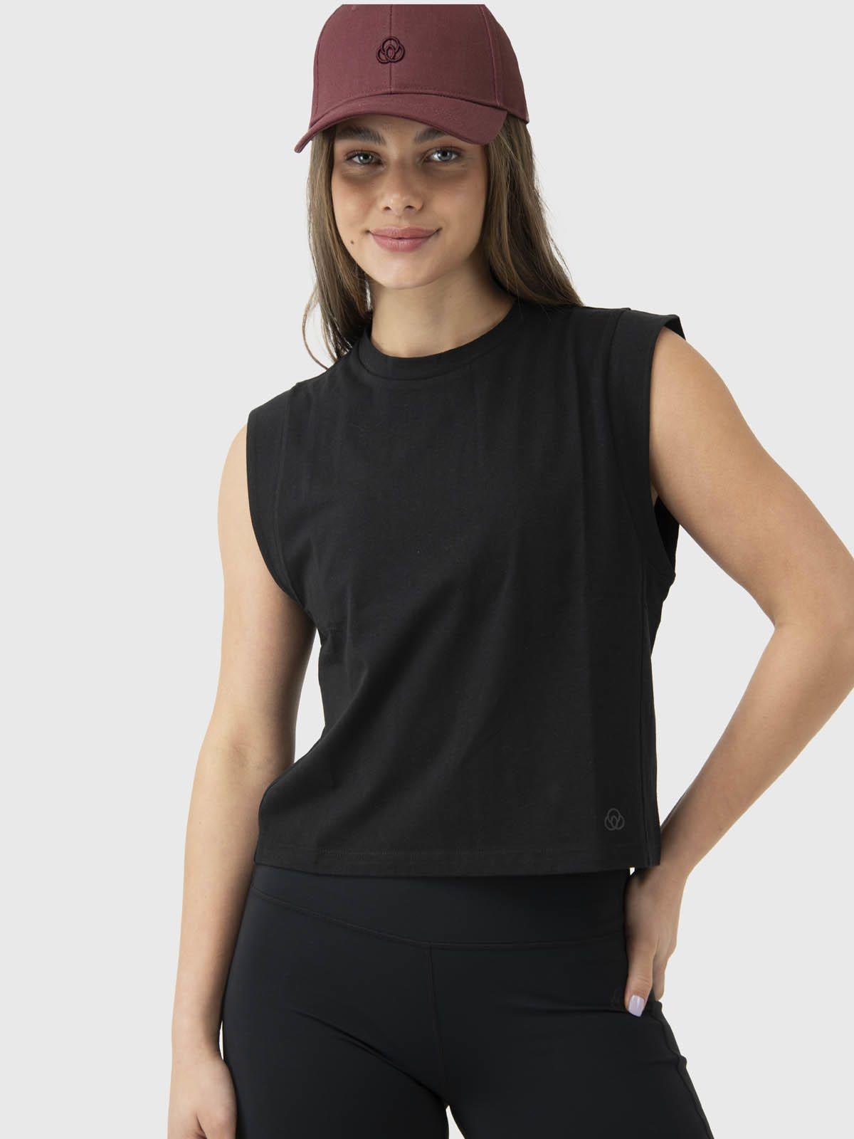 Polera Mujer Rocio Negra-1