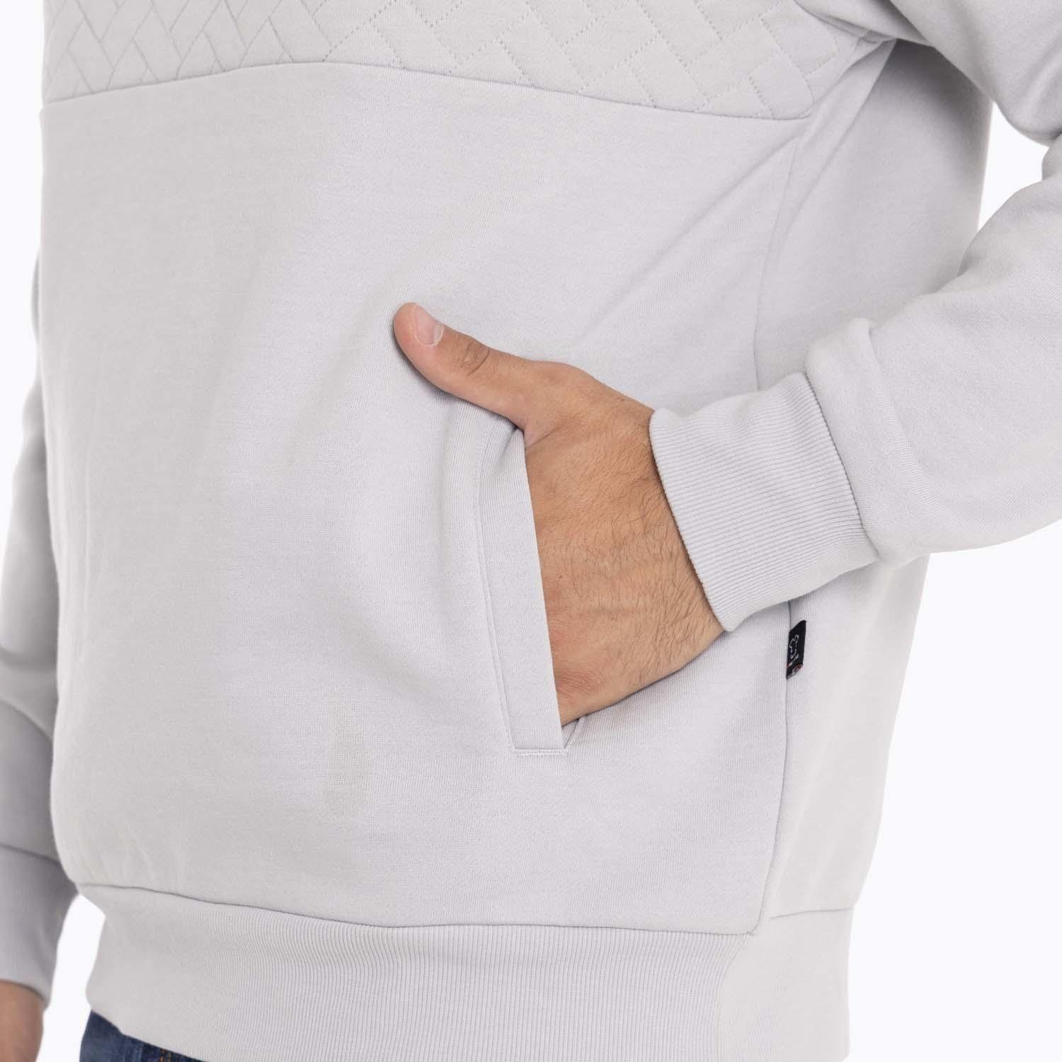 Poleron Hombre Yellowst Sweatshirt Gris claro Merrell-4