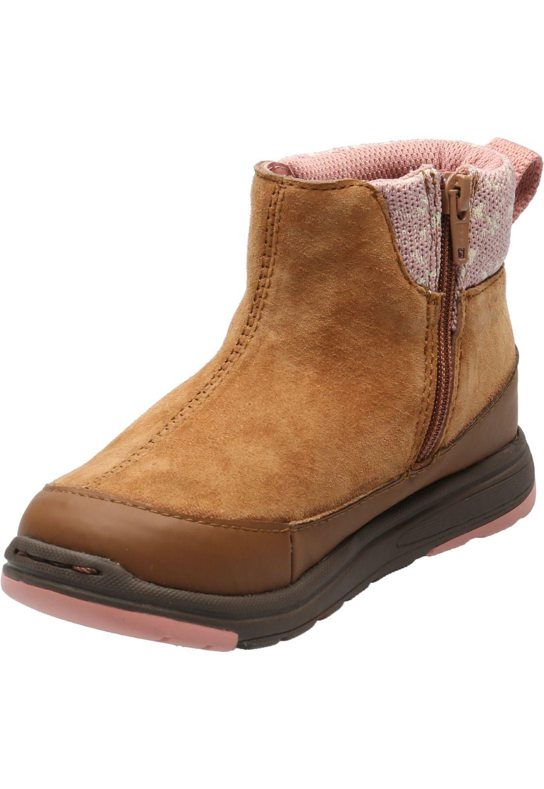 Botín Cuero Niña Tige-K Café (19 - 25)-3