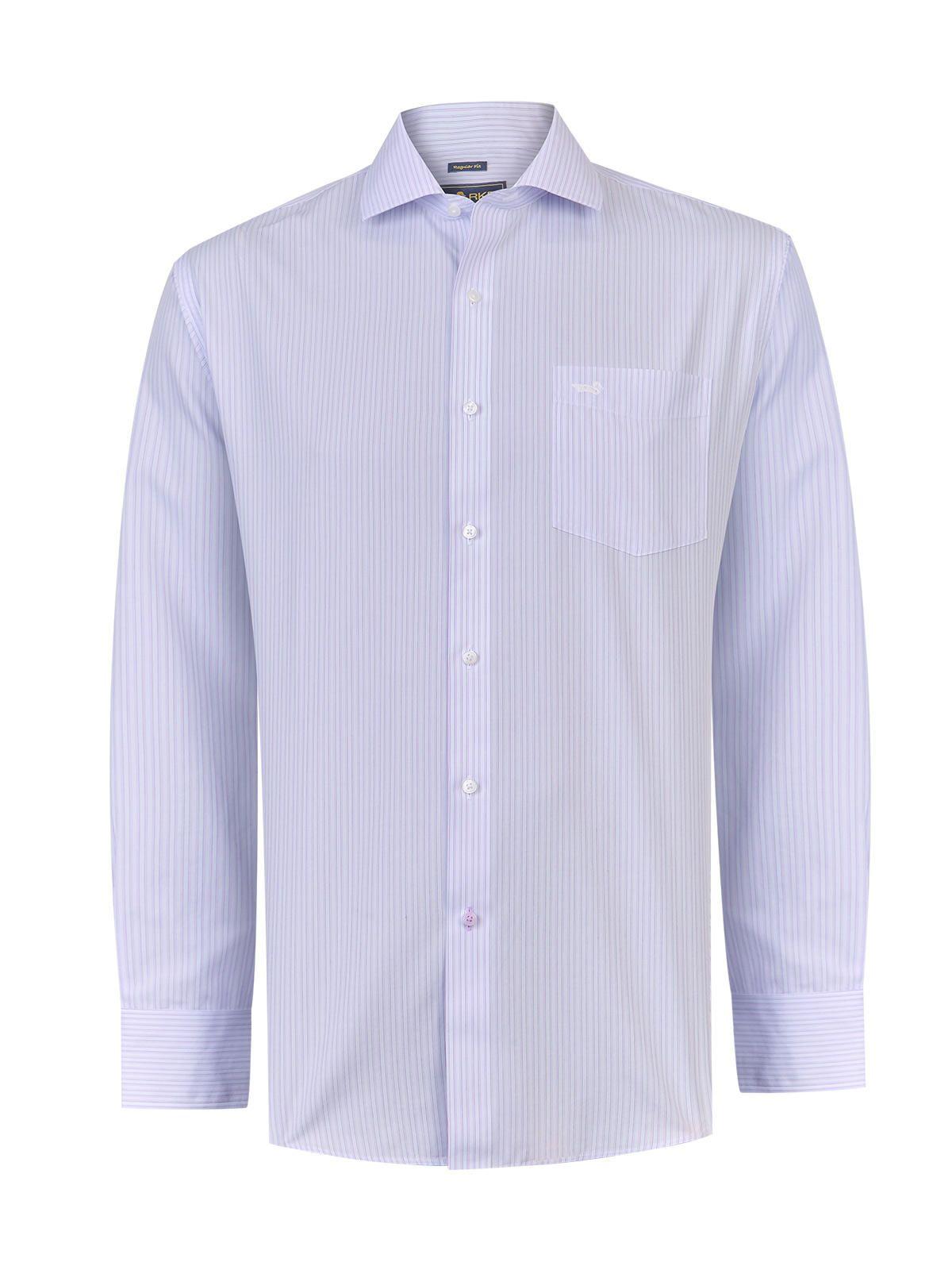 Camisa Cuello Italiano Hombre Wf Azul claro-1