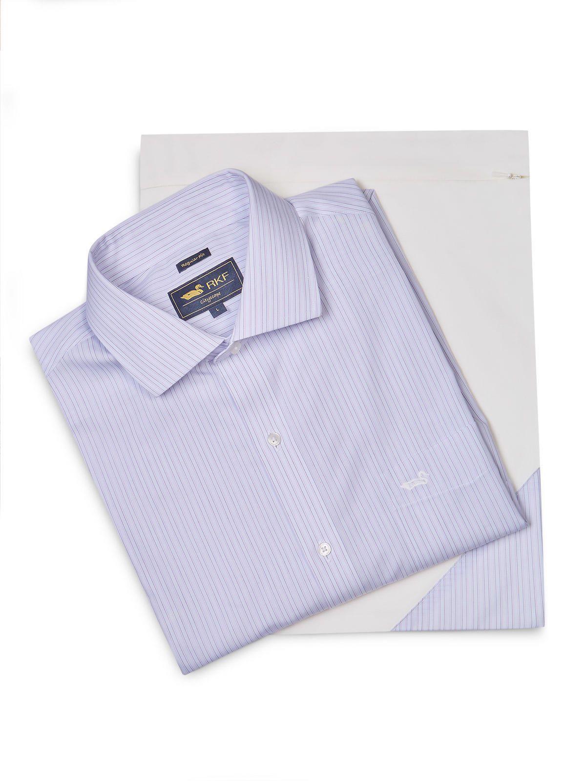 Camisa Cuello Italiano Hombre Wf Azul claro-5