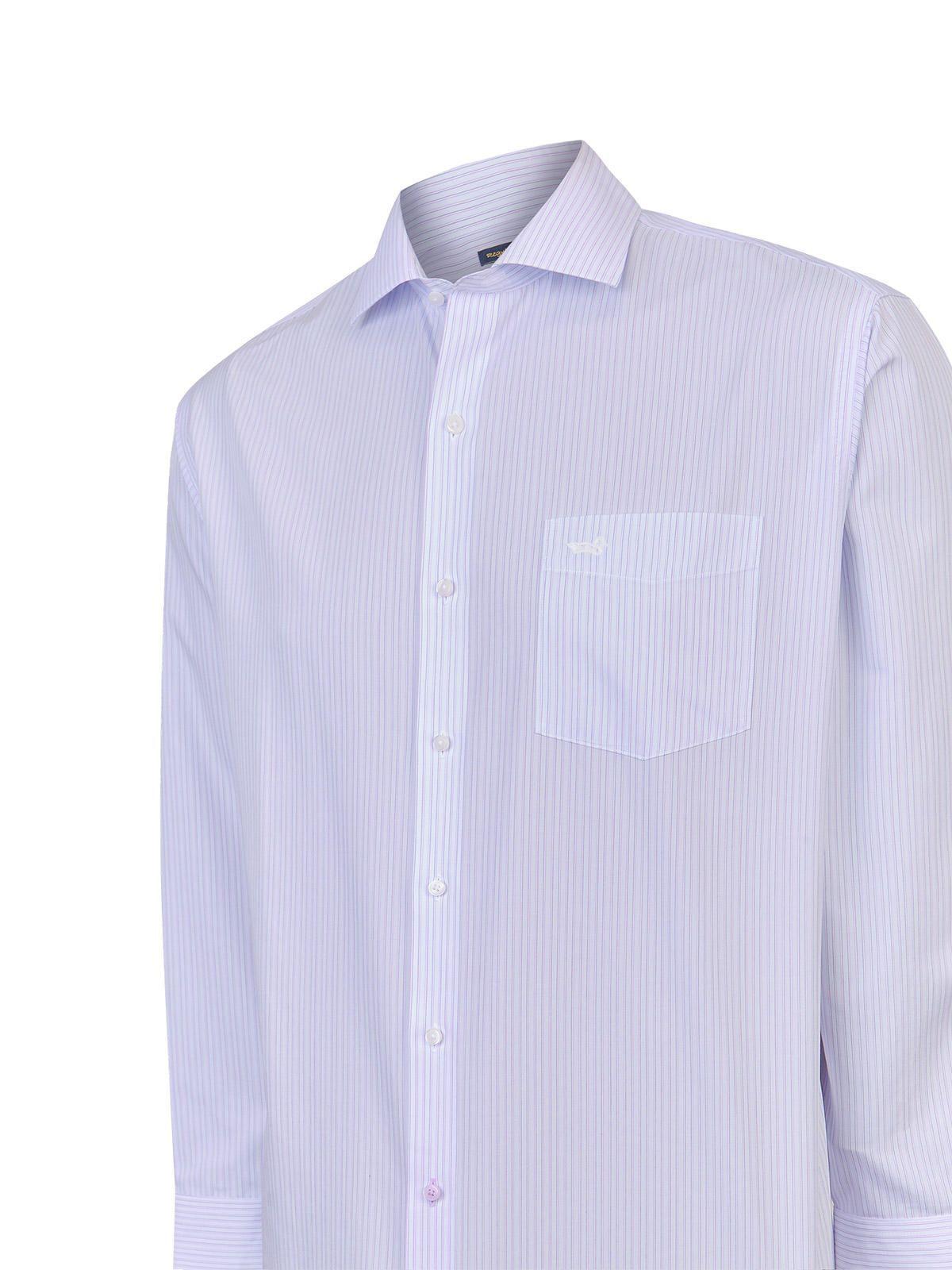 Camisa Cuello Italiano Hombre Wf Azul claro-4