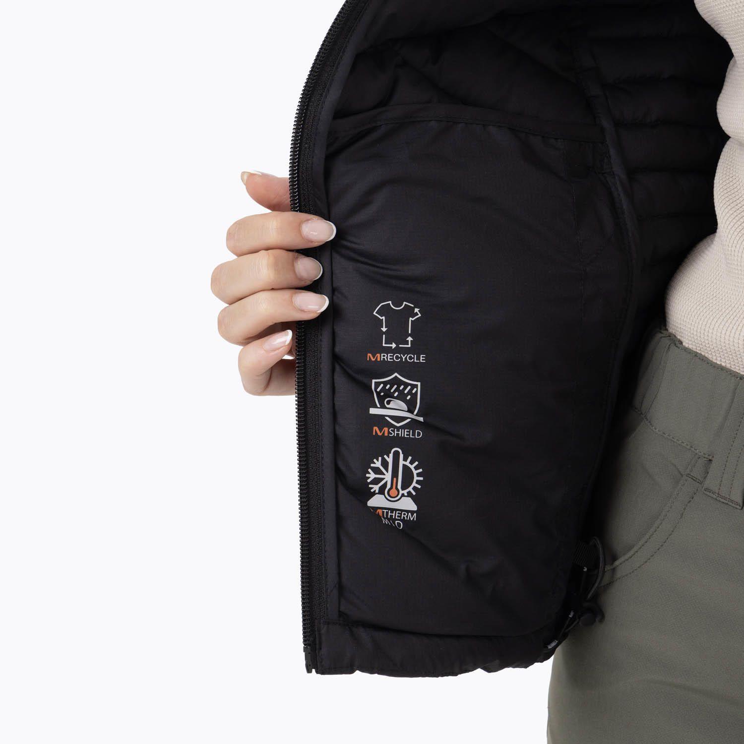 Parka Mujer Full Zipper Negro-7