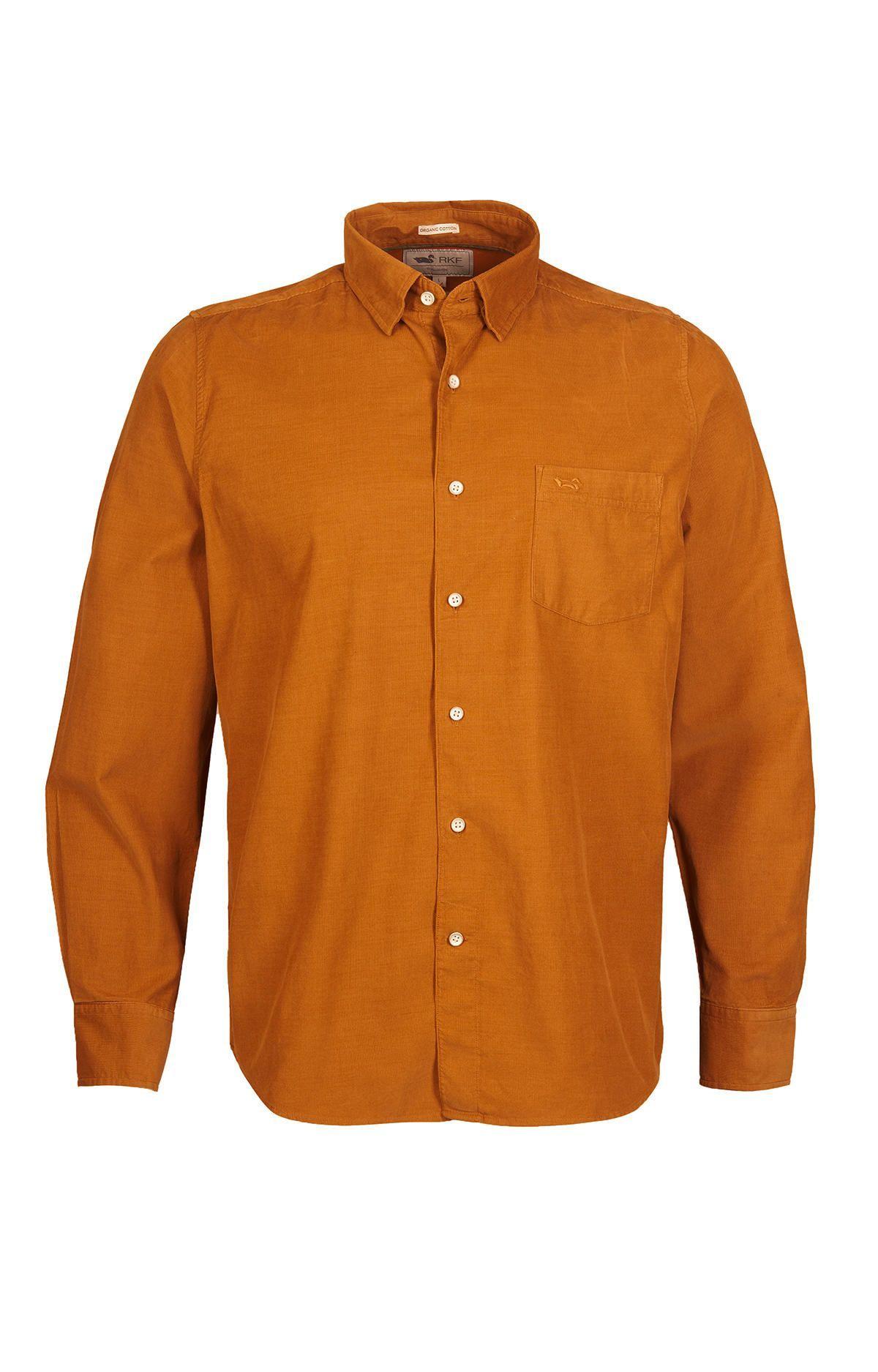 Camisa Algodón Orgánico Hombre Corduroy Camel-0