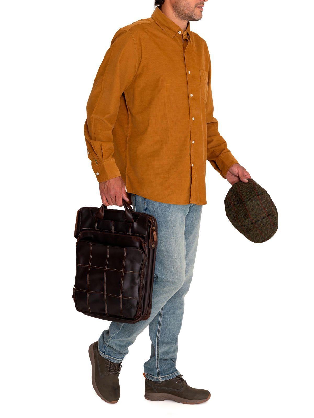Camisa Algodón Orgánico Hombre Corduroy Camel-9