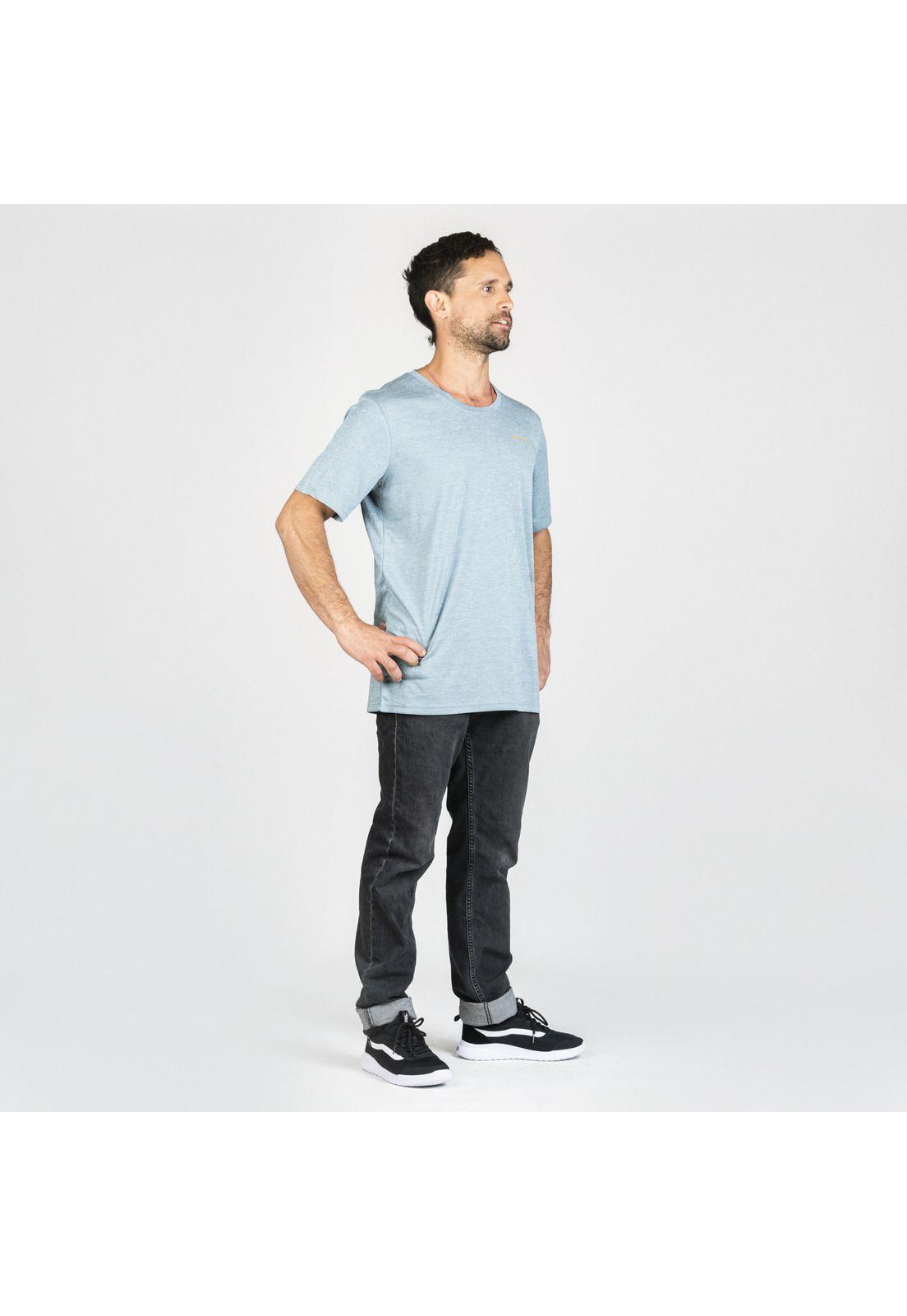 Polera M/C Hombre Roadie Azul-1