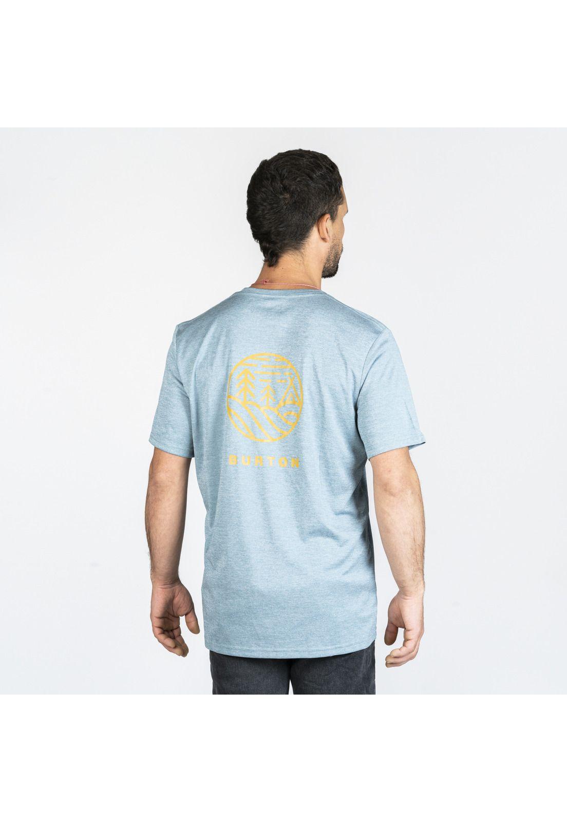 Polera M/C Hombre Roadie Azul-2
