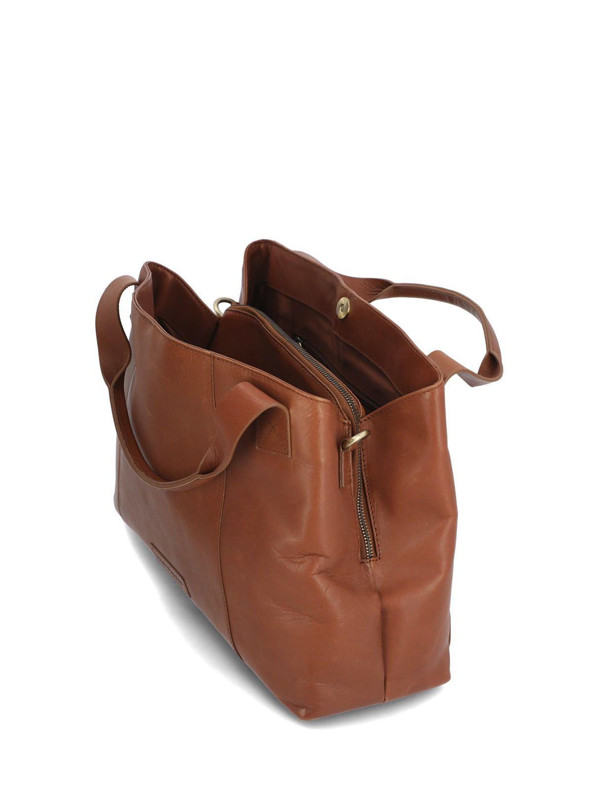 Cartera Cuero Mujer Die Bag Café-4