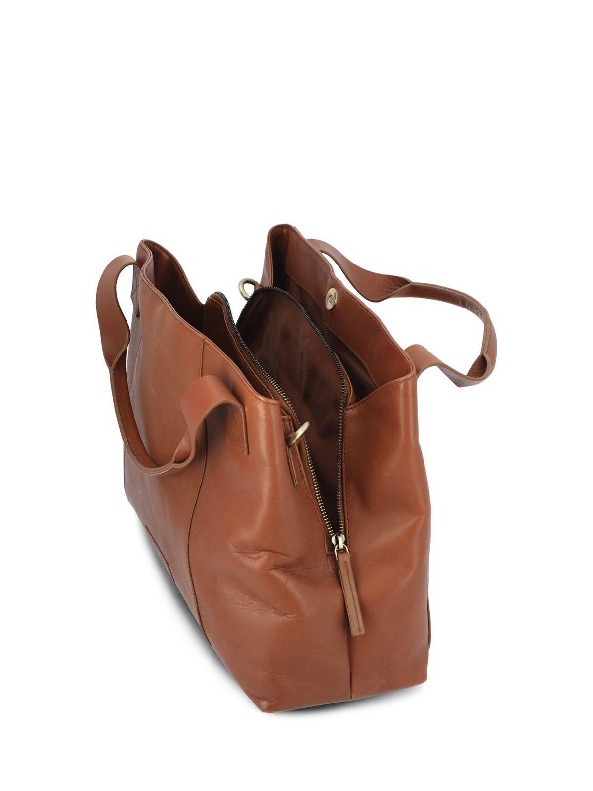 Cartera Cuero Mujer Die Bag Café-5