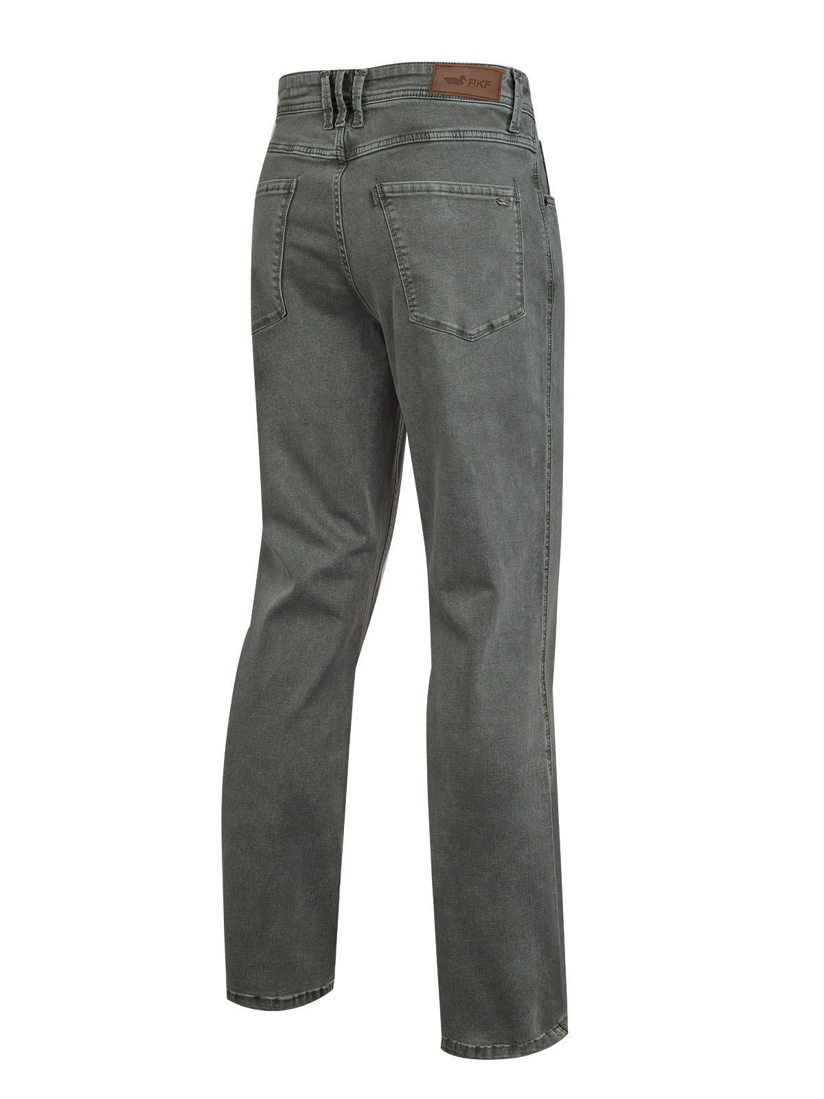 Jeans Algodón Reciclado Hombre Baycolor Gris-1