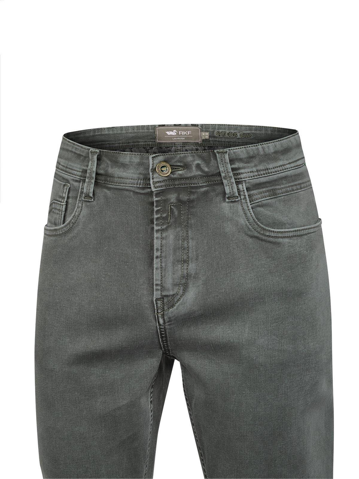 Jeans Algodón Reciclado Hombre Baycolor Gris-3