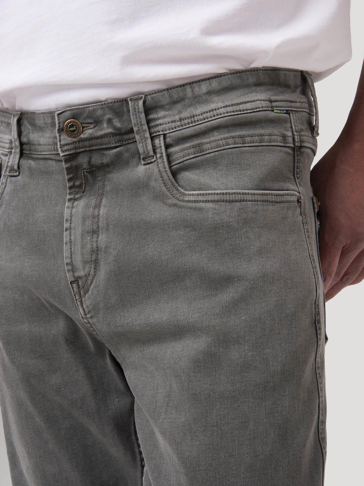 Jeans Algodón Reciclado Hombre Baycolor Gris-6