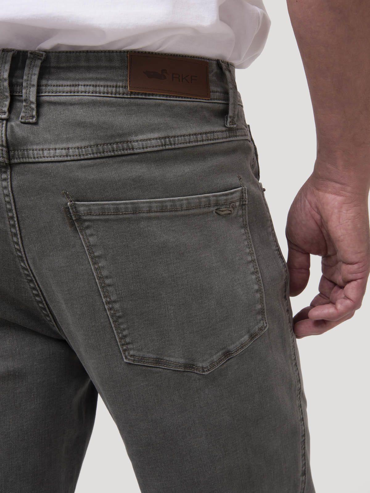 Jeans Algodón Reciclado Hombre Baycolor Gris-8