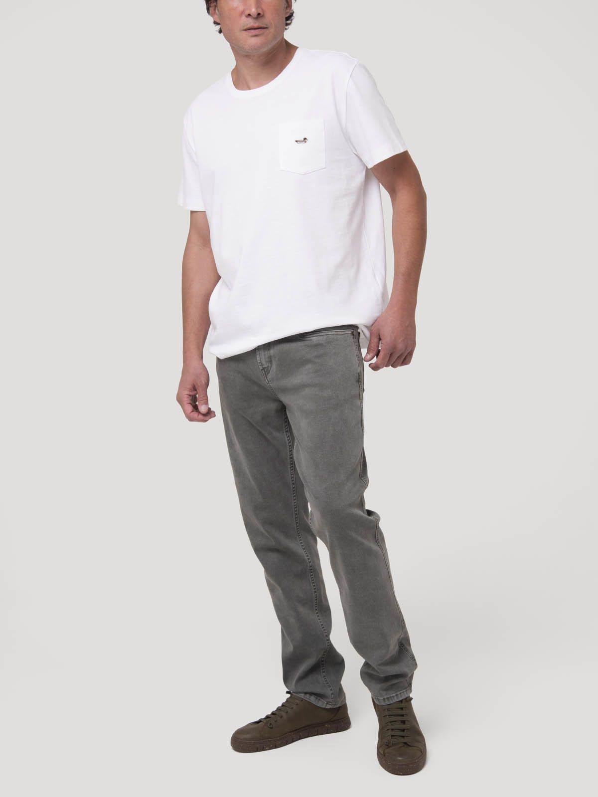 Jeans Algodón Reciclado Hombre Baycolor Gris-9