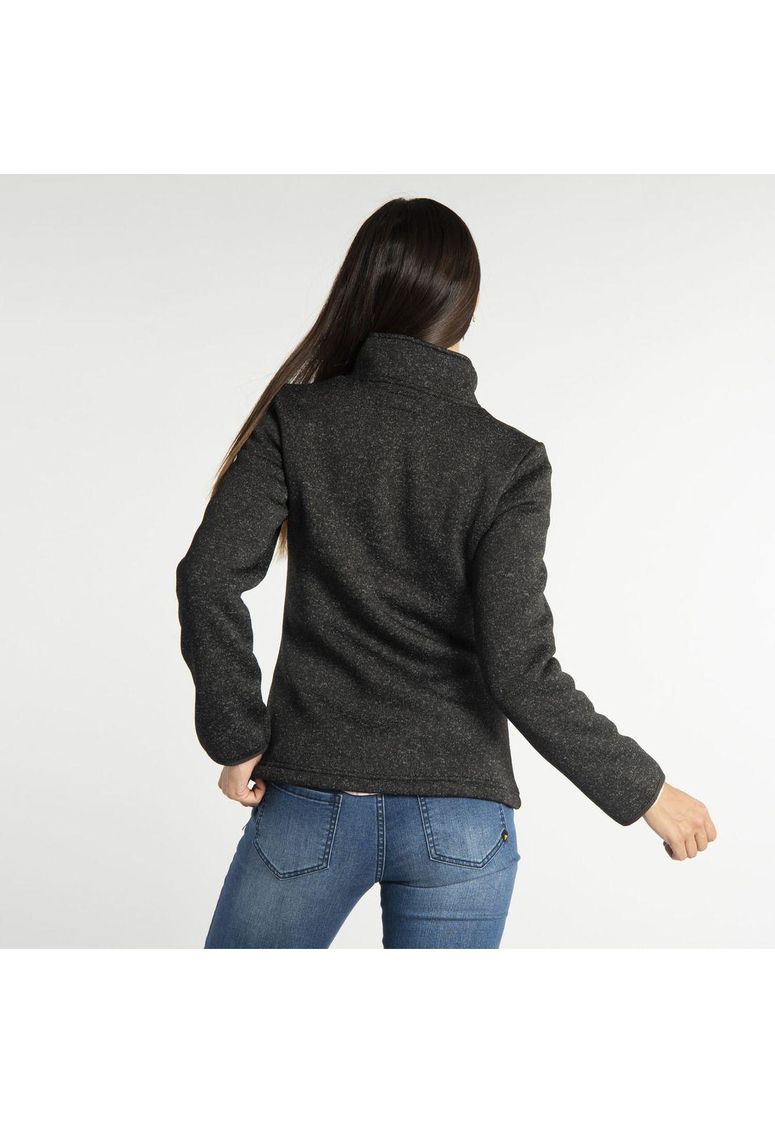 Polar Mujer W Fdtn Sweater Fleec Negro-2
