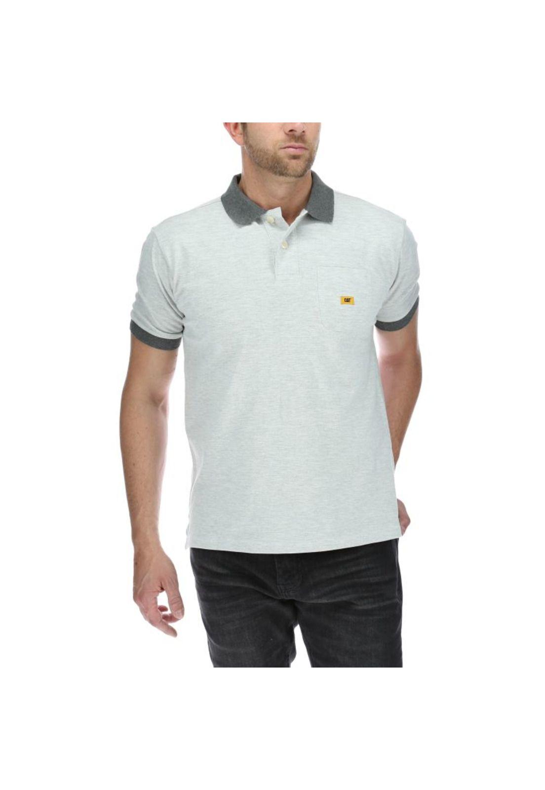 Polera Polo Hombre New Logo Polo Gris-0
