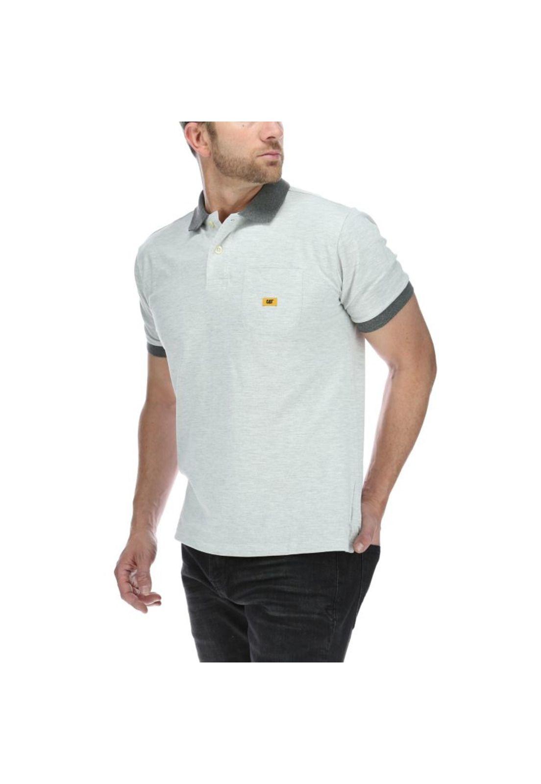 Polera Polo Hombre New Logo Polo Gris-1
