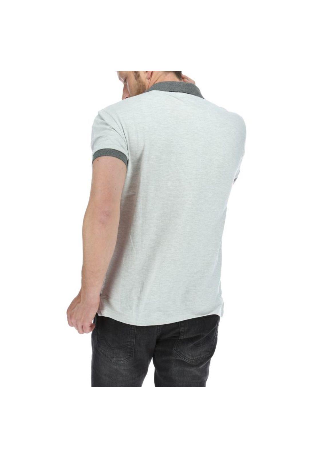 Polera Polo Hombre New Logo Polo Gris-2