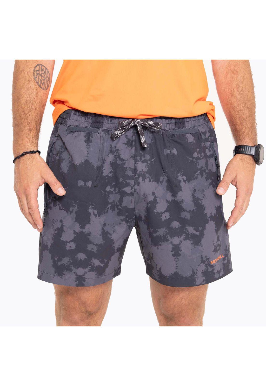 Short Hombre Trail Running Edición Skyfire Gris-3