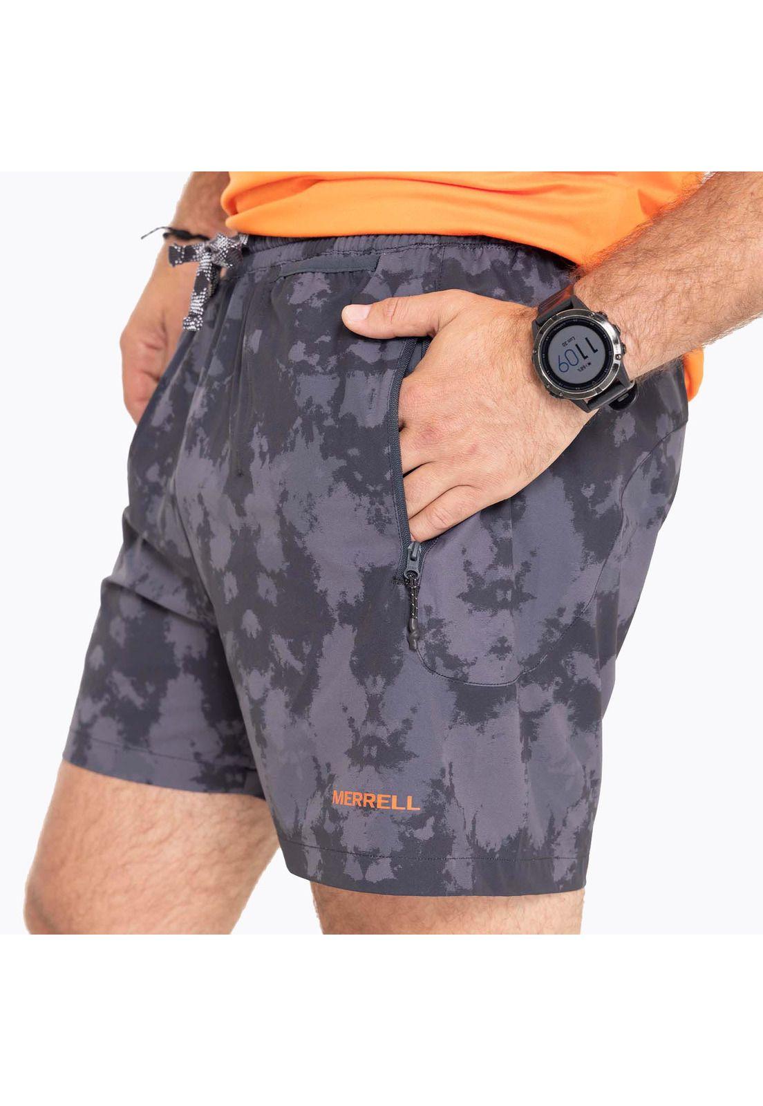 Short Hombre Trail Running Edición Skyfire Gris-4