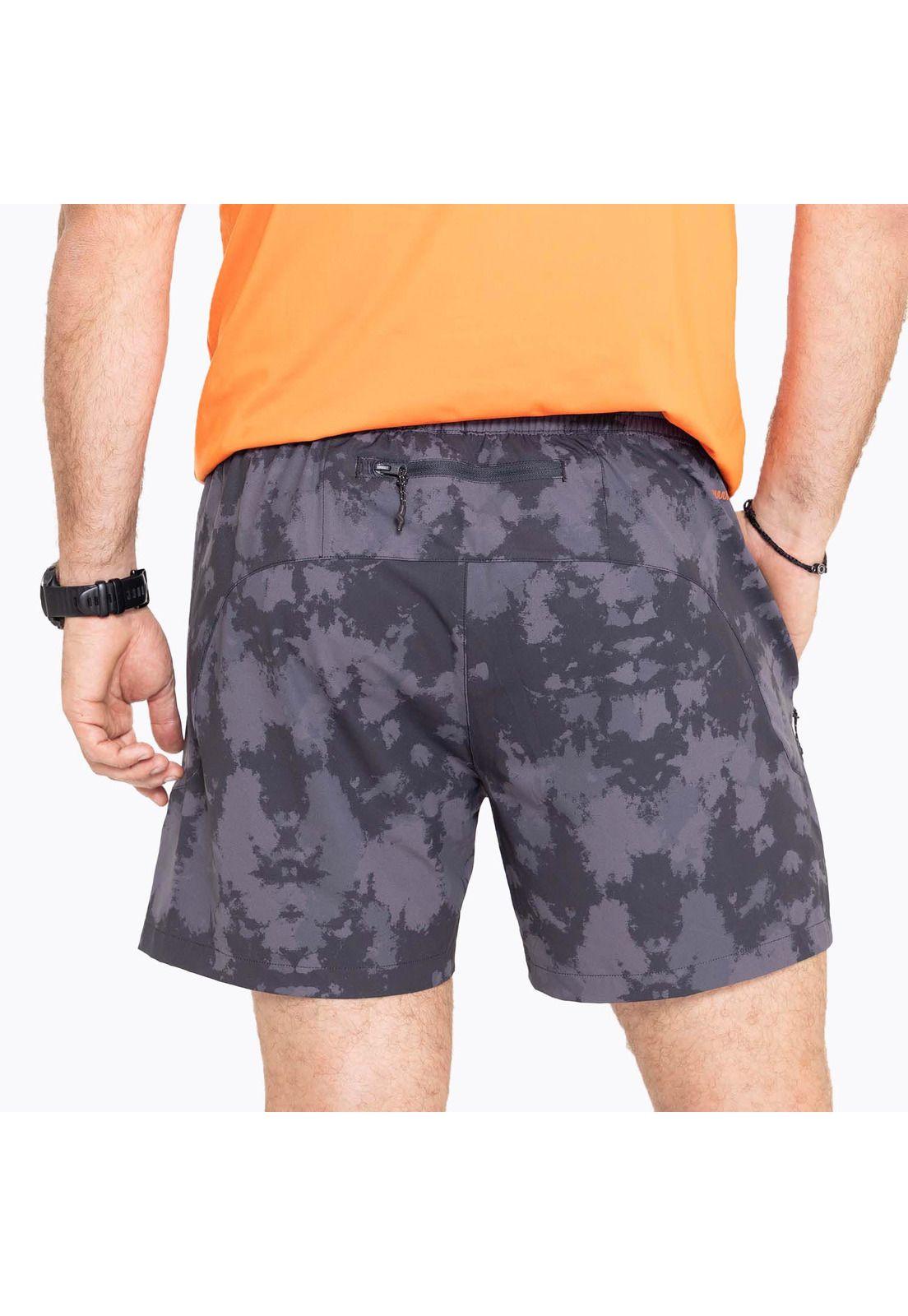 Short Hombre Trail Running Edición Skyfire Gris-5