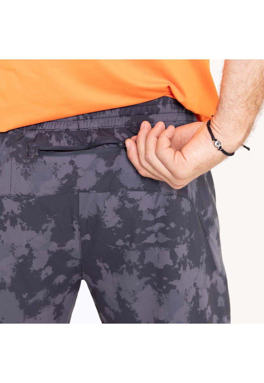Short Hombre Trail Running Edición Skyfire Gris-7