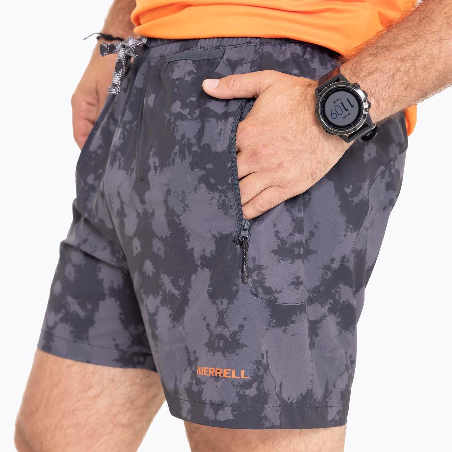 Short Hombre Trail Running Edición Skyfire Gris-4