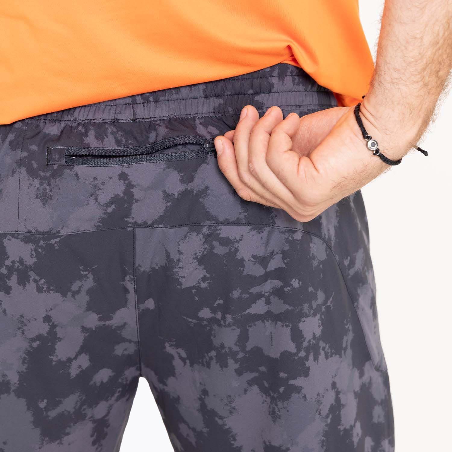 Short Hombre Trail Running Edición Skyfire Gris-7