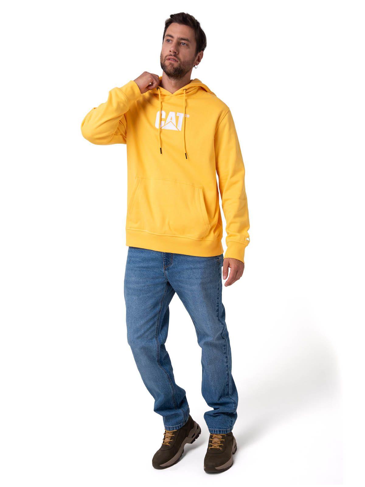 Polerón Hombre Logo Amarillo-5