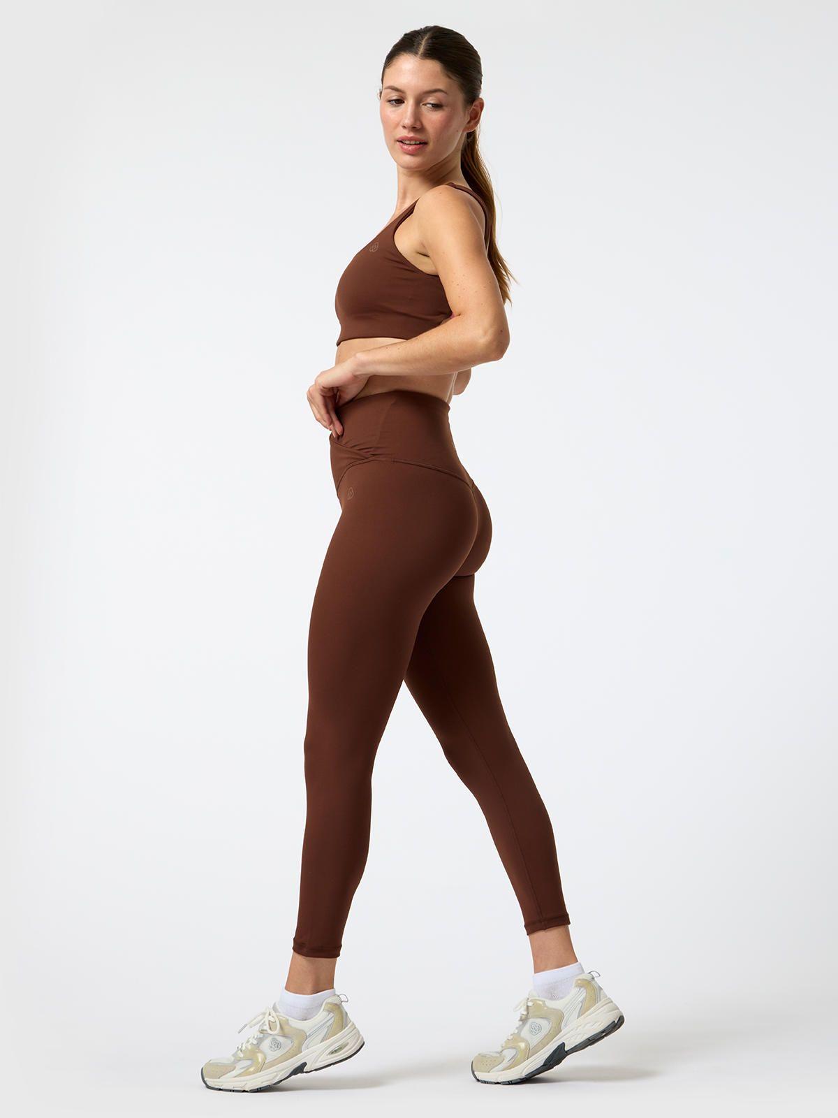 Calza Ankle Eva Aloe Café Mujer-5