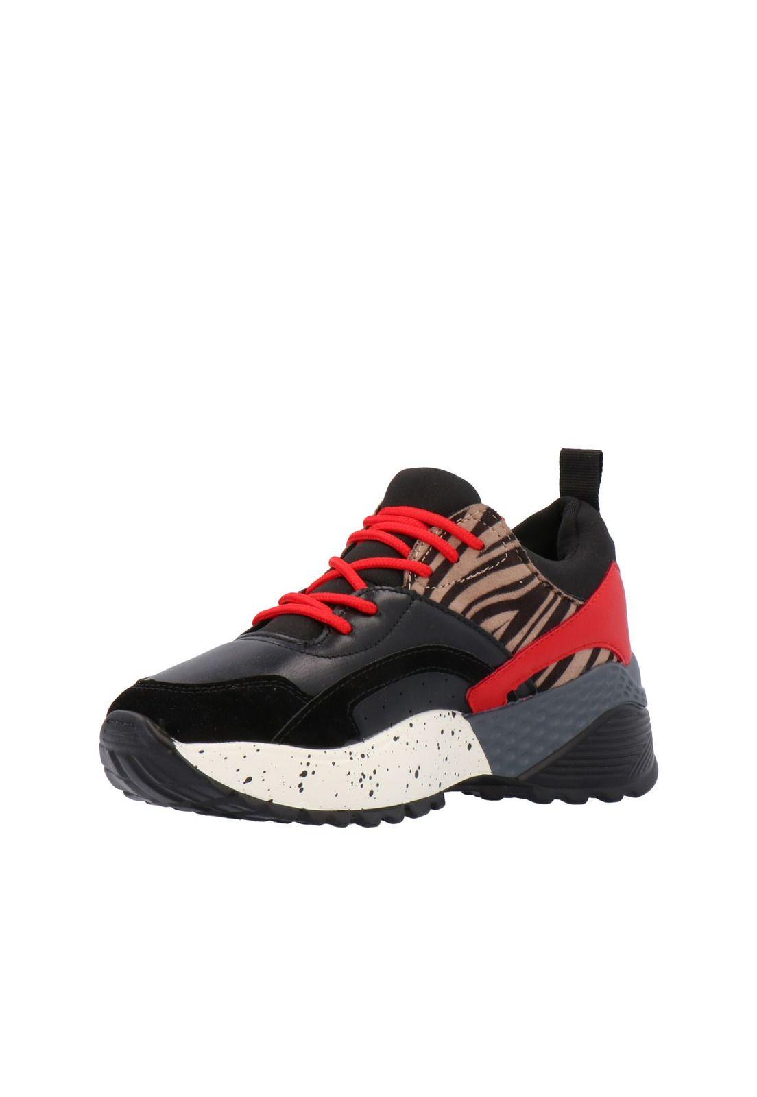 Zapatilla America Negro / Leopardo-3
