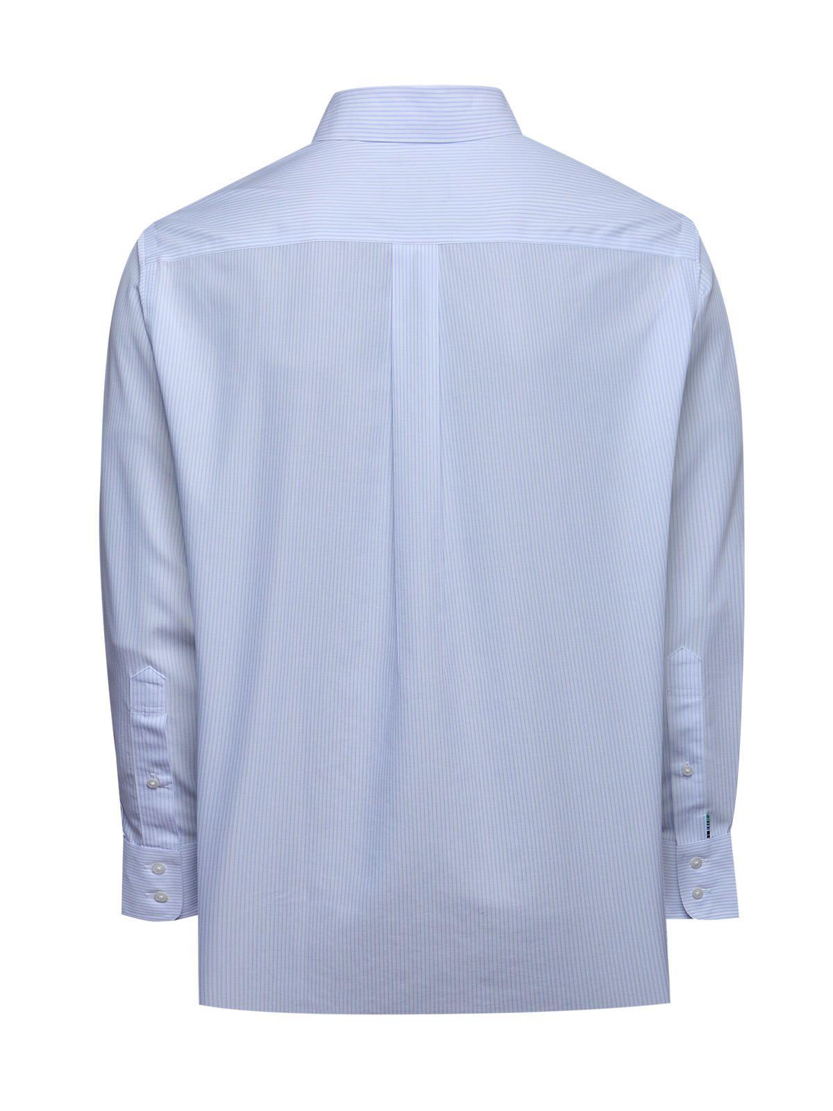 Camisa Cuello Button-Down Hombre Wf Celeste rayas-3