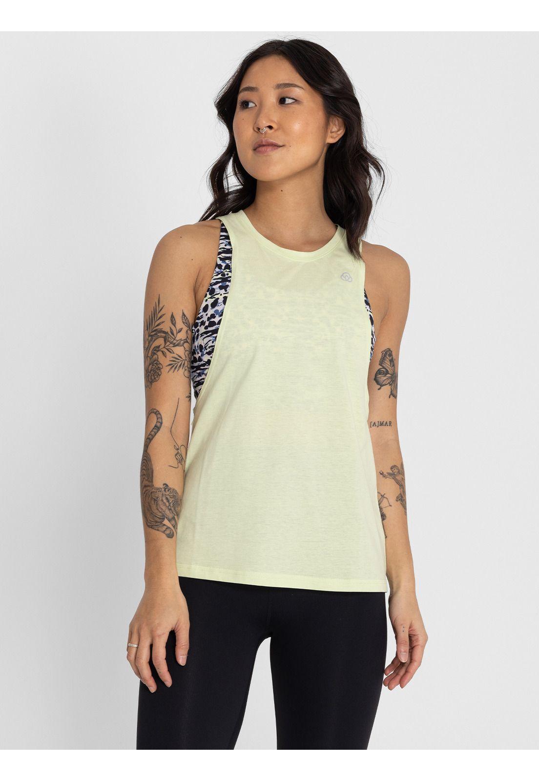 Polera Sin Mangas Tank Alba Limón Mujer-0