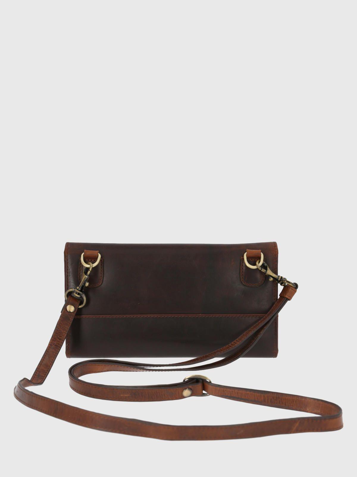Billetera Cuero Café Rainhill Cross Mujer-3