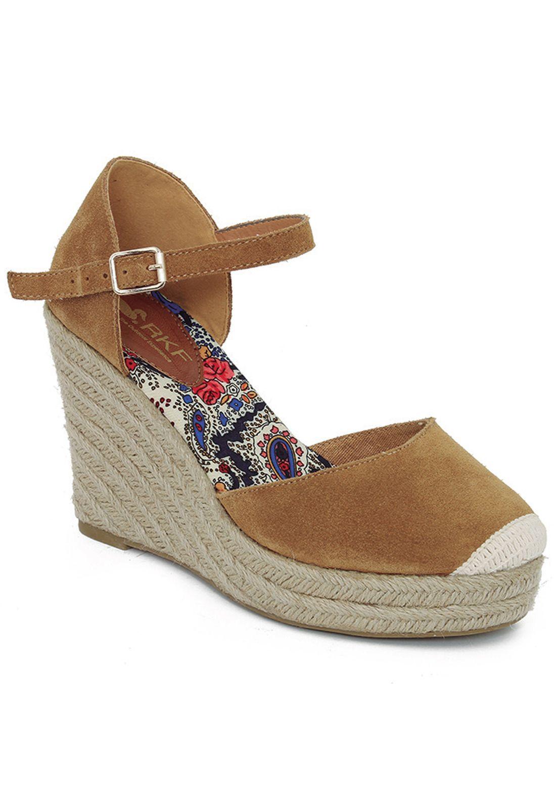 Sandalia Gamuza Ninna Café Mujer Rockford-0