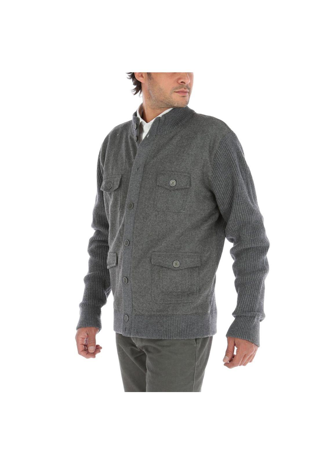Chaleco Algodón Felt Grafito Hombre-2