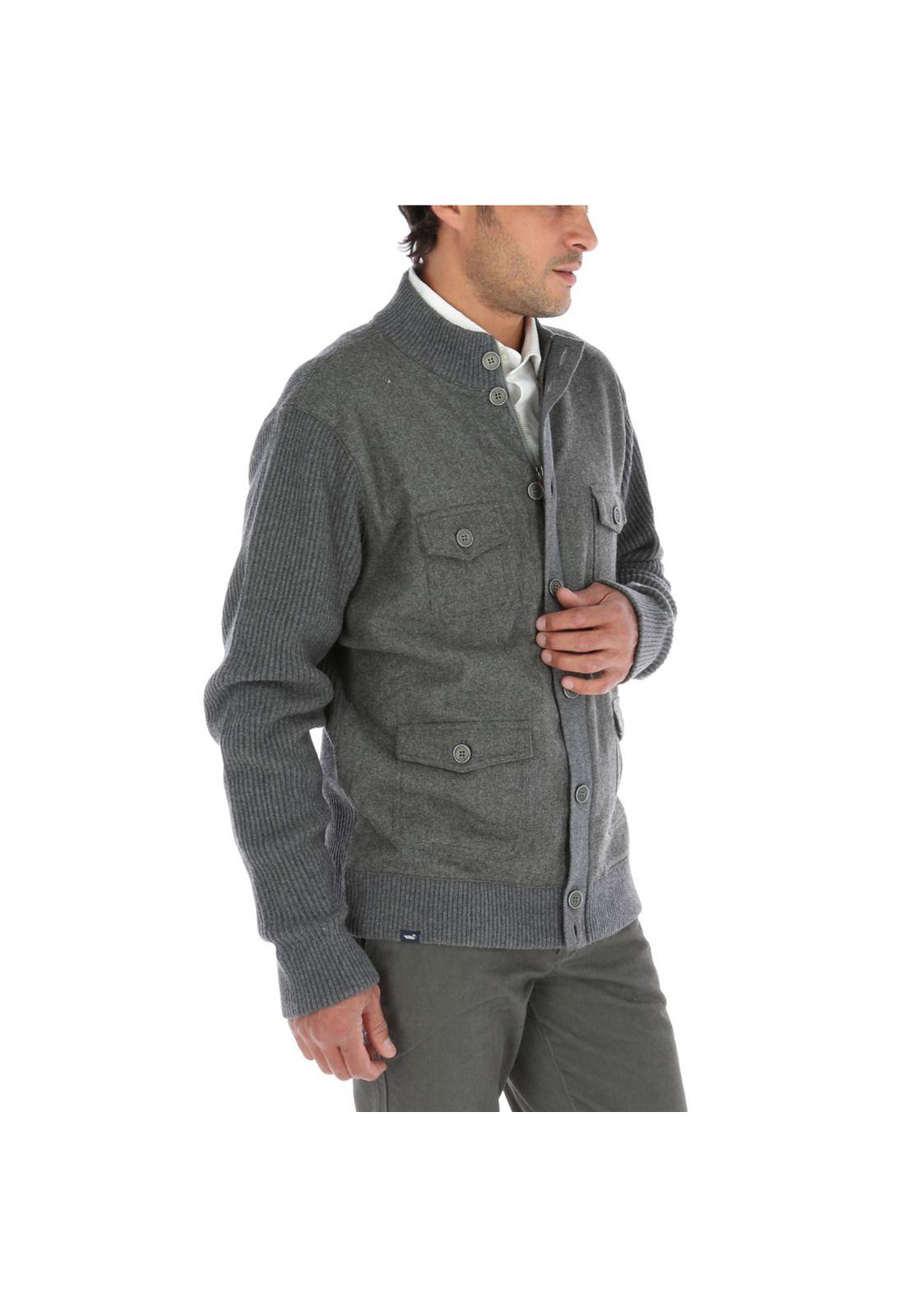 Chaleco Algodón Felt Grafito Hombre-3