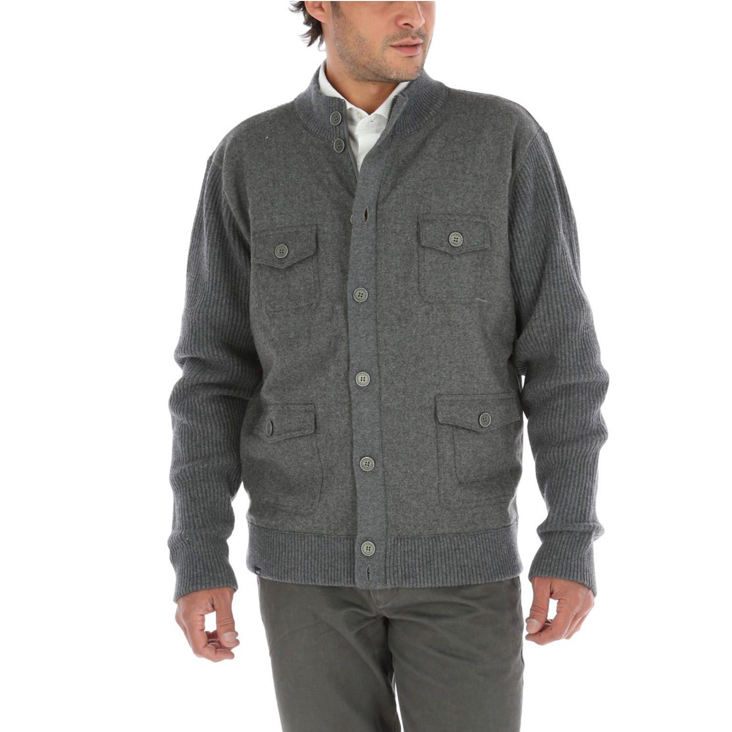 Chaleco Algodón Felt Grafito Hombre-0