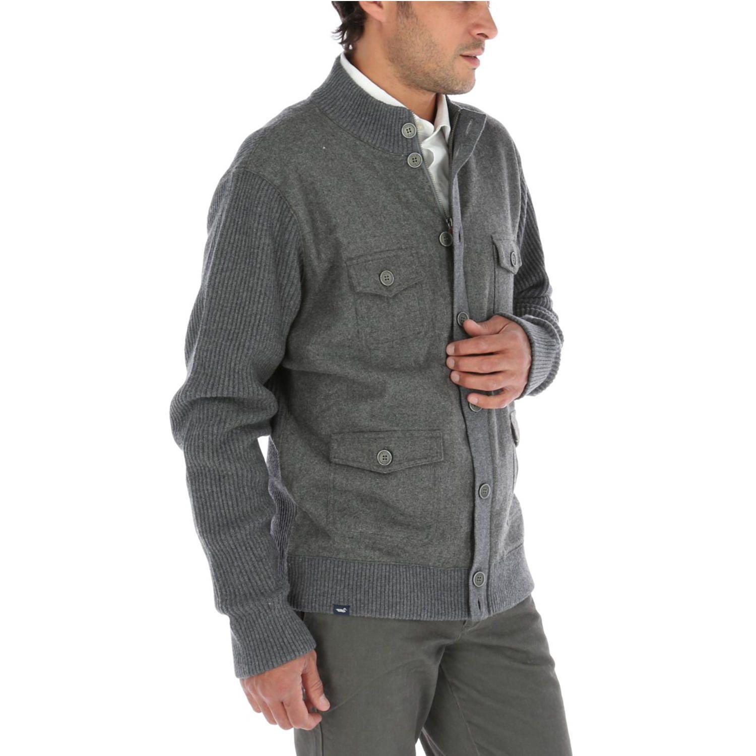 Chaleco Algodón Felt Grafito Hombre-3